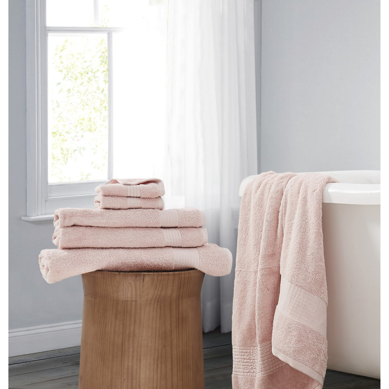 Cotton Blend Plush Mulit-Size Set, Blush
