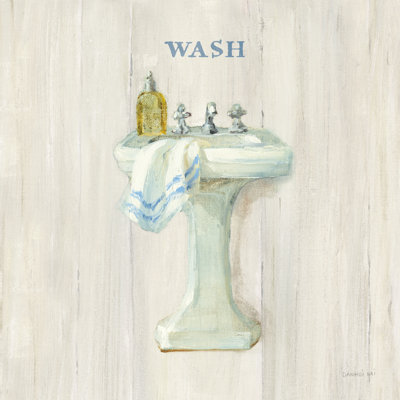 «Farmhouse Sink Wash» par Danhui Nai, reproduction d'art sur toile tendue