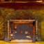 Metal Rustic Fireplace Screen 3-Panel Cabin Lodge Pine Cone Design
