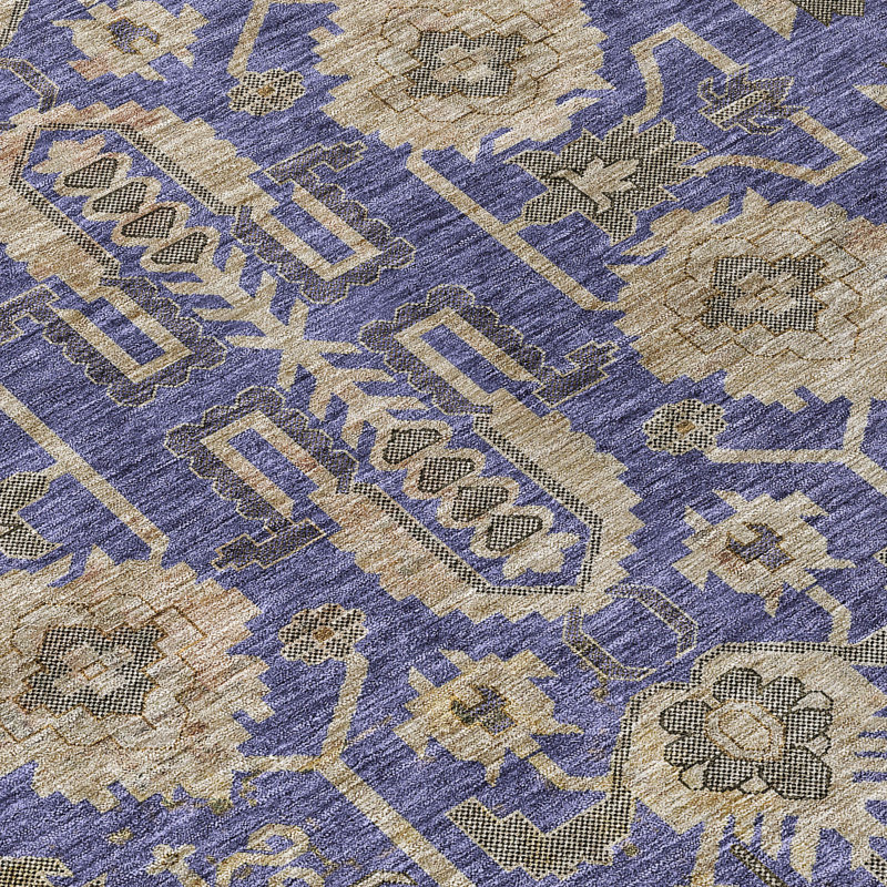Killingly Washable Oriental Indoor / Outdoor Rug, Runner 2'3" x 7'6"