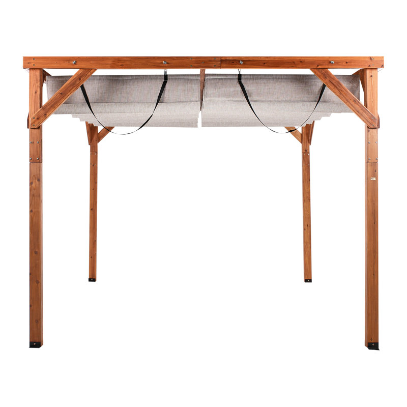 Villarosa Wooden 3.2m x 3.8m Solid Wood Pergola
