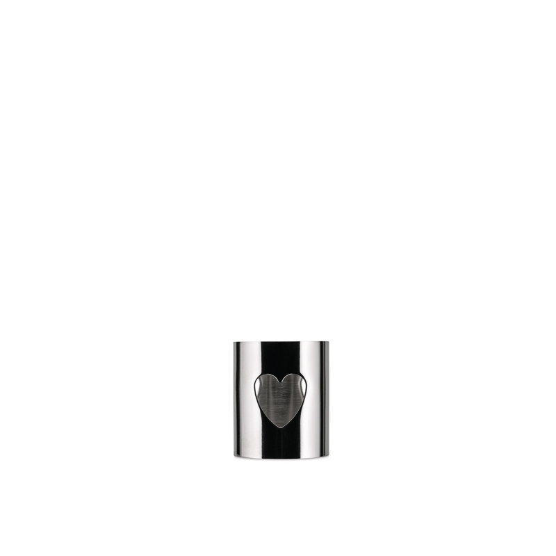 Girotondo Stainless Steel Napkin Ring, Heart