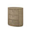 Table de chevet ovale - Caramel