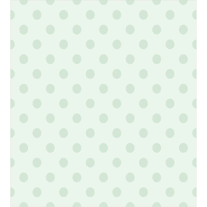 Twin Almond Green Polka Dot Microfiber Duvet Cover Set