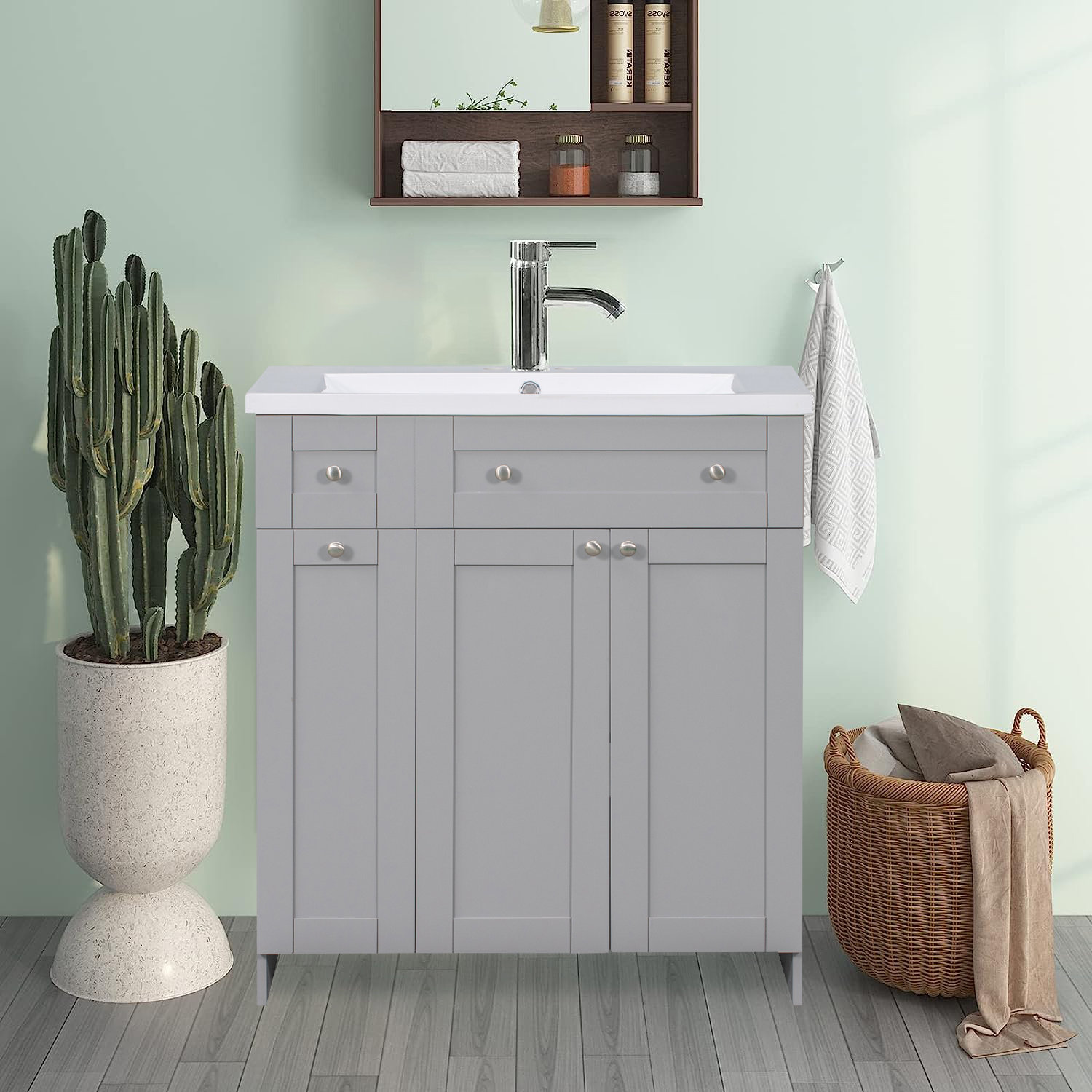 Winston Porter Ronning 30" Bathroom Vanity With Single