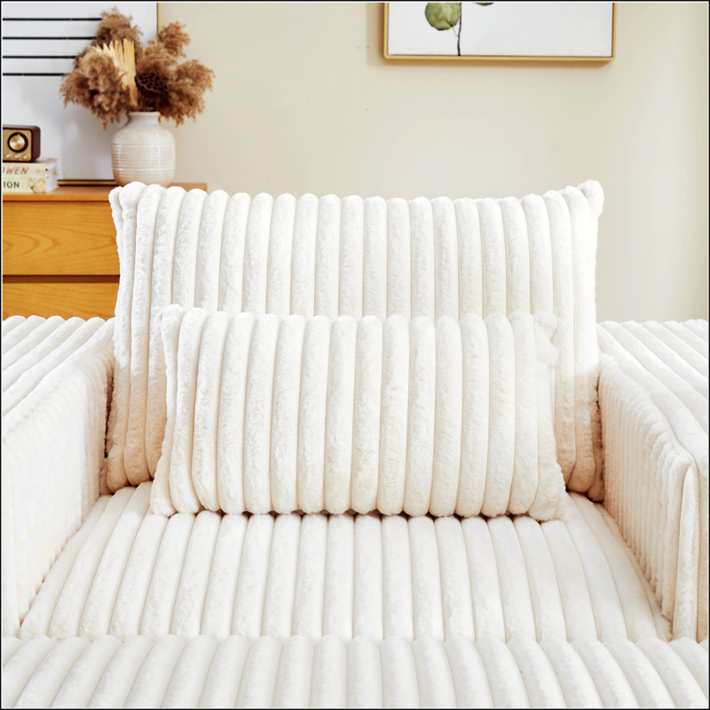 Méridienne, Velours côtelé beige