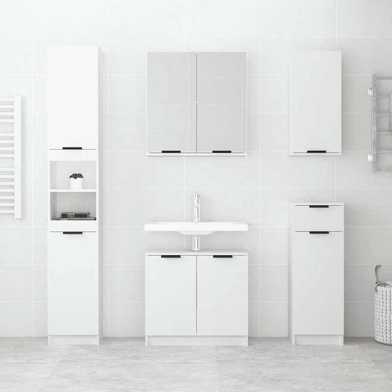 Jonnathon Bathroom Cabinet, Black