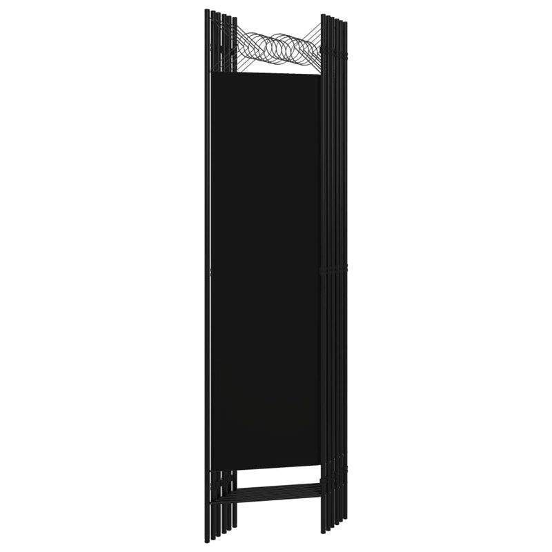 Tati 457.2cm H Folding Room Divider, 6, Black