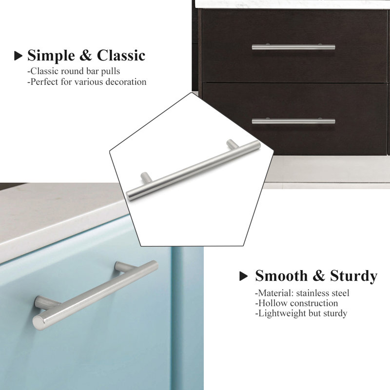 Bar Pull Multipack, Satin Nickel, 5"
