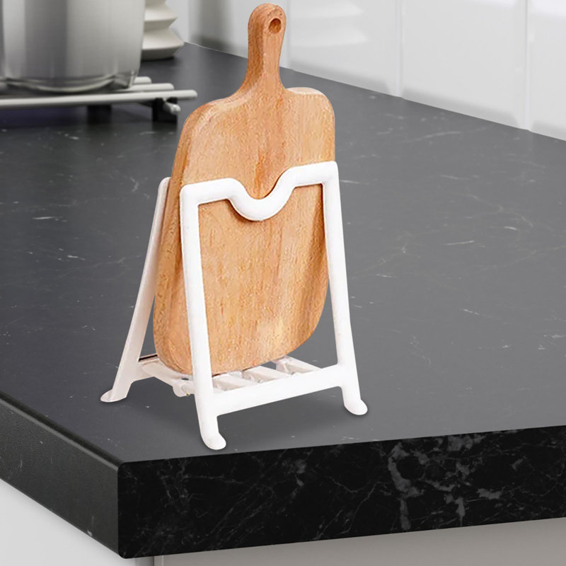Support de serviette en papier de bureau vertical, White