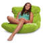 Fauteuil à billes avec siège structuré pour enfants, adolescents et adultes, fauteuil confortable pour jouer, lire et regarder la télévision, chaise longue Laguna, plusieurs couleurs et tissus-1809202978