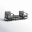 Abalone 2 - Person Patio Conversation Sets with Cushions