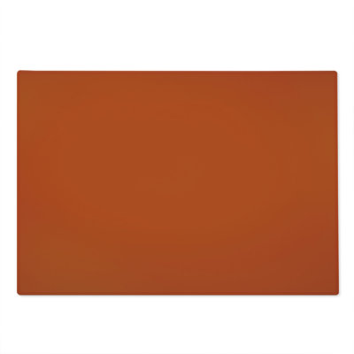 Ambesonne Orange Cutting Board Large Size Retro Bohemian Ethnic Orange