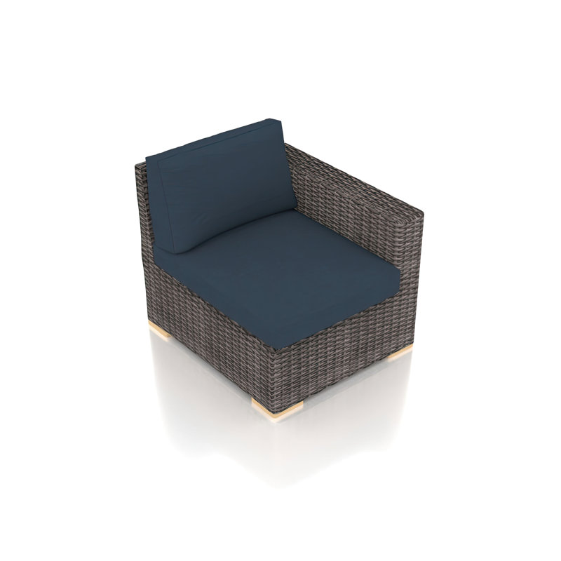 Dune Outdoor 4 - Seat Patio Sectional, Spectrum Indigo Sunbrella®