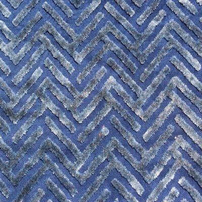 Tissu Emerson | Tissu en velours géométrique | Tissu de draperie et de rideau et tissu de revêtement