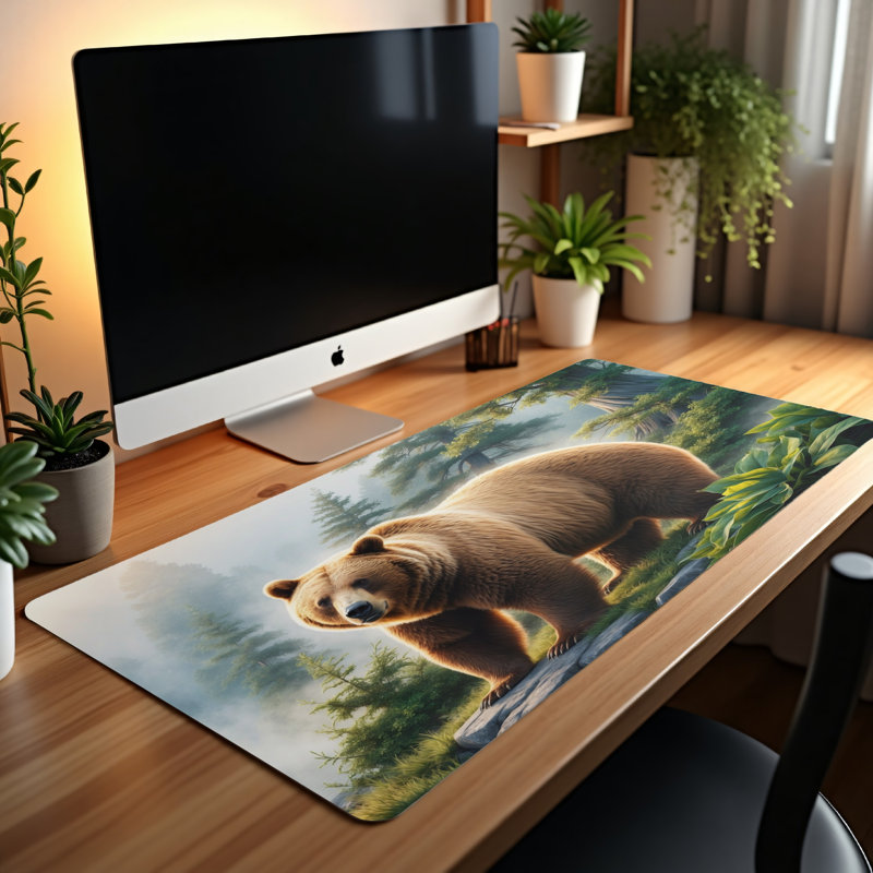 Polyester Desk Pad, 14.4x12.1