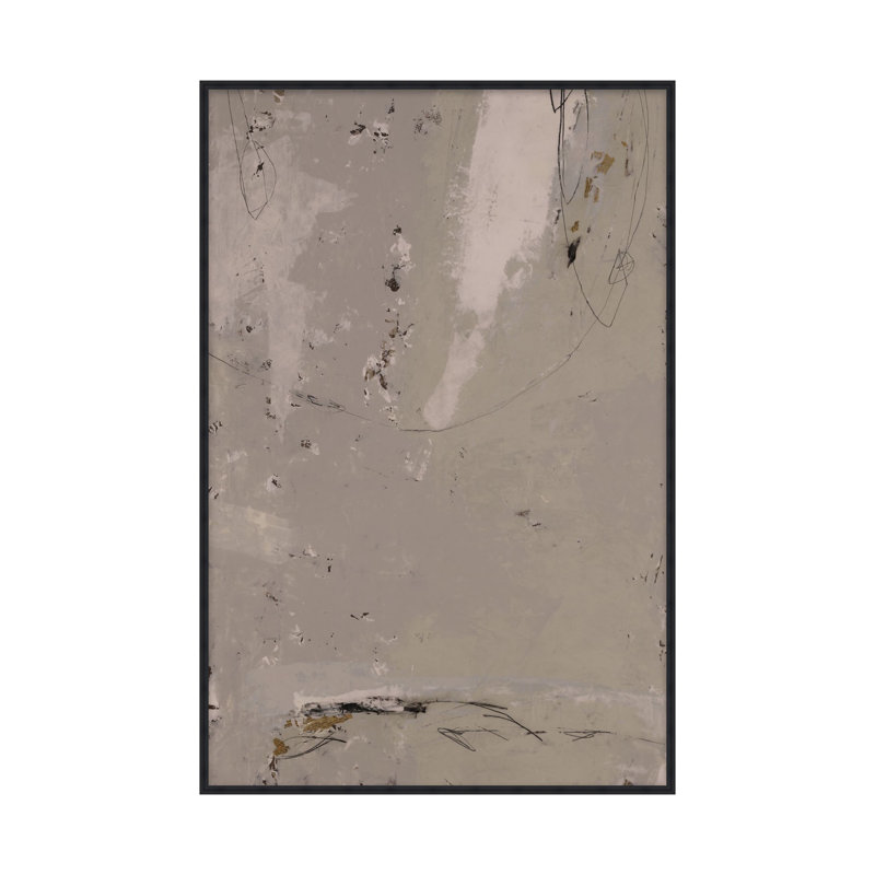 «Chipped Away 2», reproduction encadrée sur toile par Studio L57, H 74,25 po x l 49,25 po