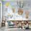Papier peint fantaisiste, décoration murale lumineuse pour animaux-2006791244-2006791247