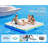 AMERLIFE Inflatable Floating Dock, Non-Slip Air Dock Platform Floating Island Raft with Detachable Ladder and Water Zone for Pool Lake Beach Ocean-113025742-113025744