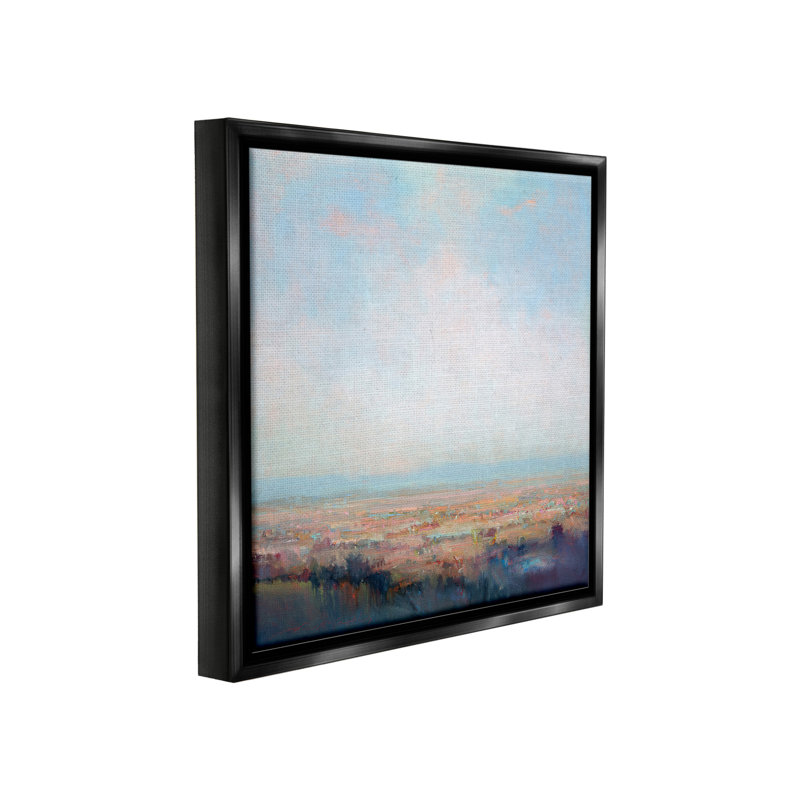 «Clear Sky Over Nature Floater Frame» par William McCarthy sur, Cadre flottant noir de jais, H 18 po x l 18 po