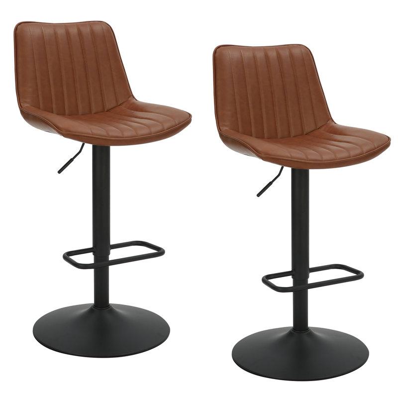 Tabouret Byerly, Selle de cuir