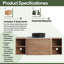 Meuble-lavabo simple 54 po avec lavabo en céramique