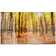 DesignArt Yellow Treetops In Fall Forest On Canvas 4 Pieces Print | Wayfair