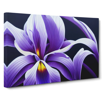 Artsy Flower - Wrapped Canvas Print