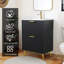 Ensemble de meuble-lavabo simple 24 po noir moderne