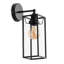 Steel Single Armed Unswitched Wall Light Sconce