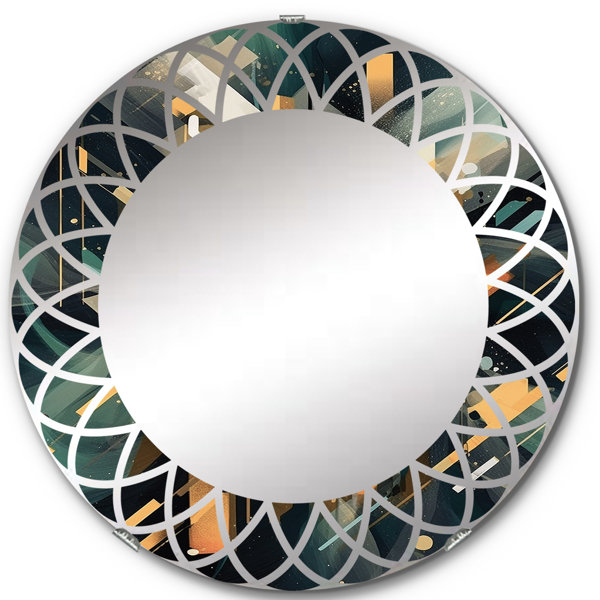 East Urban Home Bagneux Round Wall Mirror | Wayfair