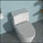 Modern Ceramic One Piece Toilet,Single Flush With Soft Clsoing Seat