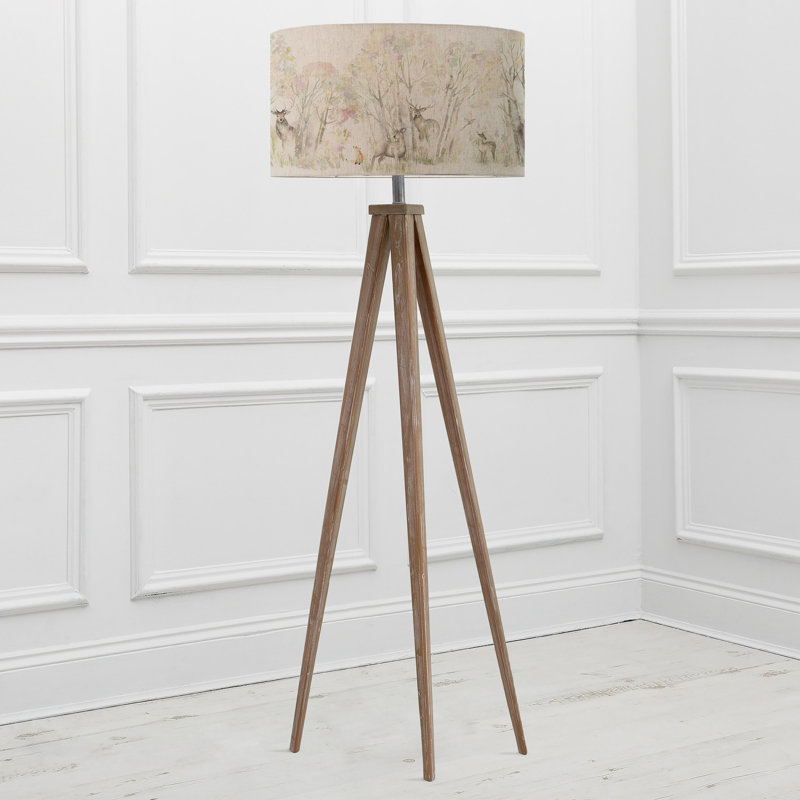 158cm Brown Tripod Floor Lamp