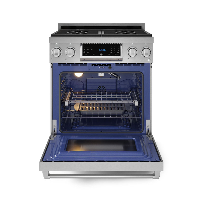 Cuisinière professionnelle au propane liquide 30 pouces avec panneau tactile inclinable Gordon Ramsay de THOR Kitchen