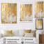 Gentle Abundance Retro Gold Abstract I - Peinture abstraite, art mural-1589124828-1589124822
