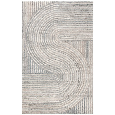 Rosalind Abstract Wool Hand Tufted Area Rug