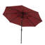 Parasol de marché solaire 9 'à DEL-985043365