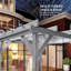 Outsunny 2 x 2 m Wooden Pergola Kit for Climbing Vines, Flowers-126044563