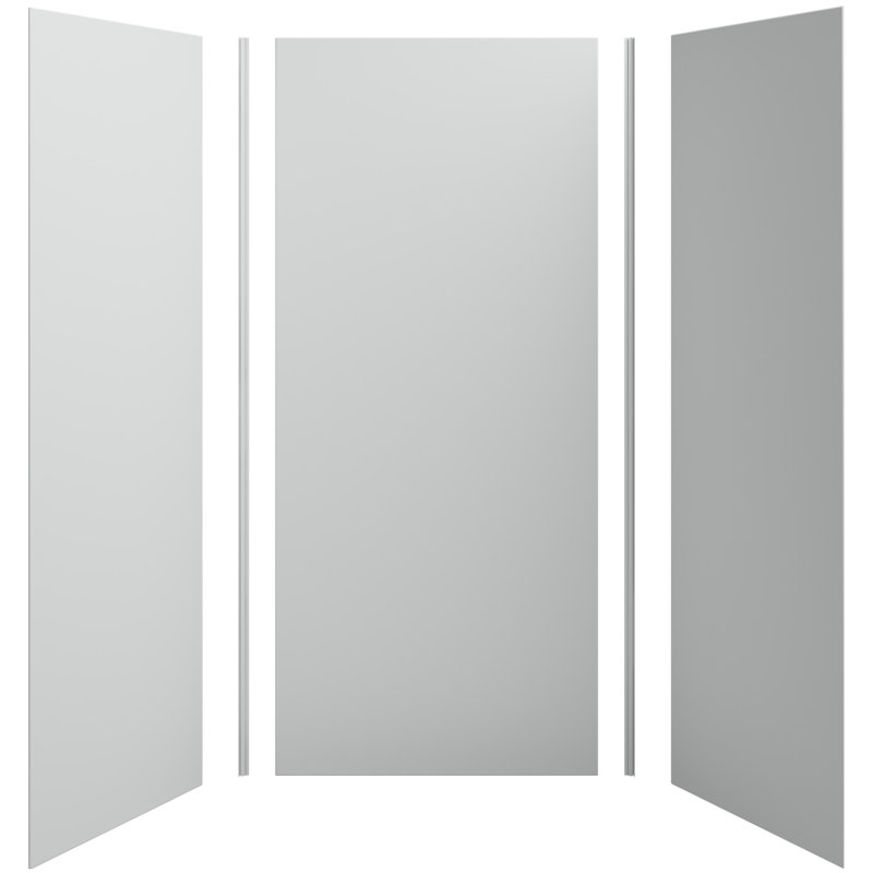 Ensemble de mur de douche Choreograph, Banc de sable, H 96 po x l 42 po x P 36 po