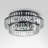 3-Light Crystal Semi Flush Mount-1574449657