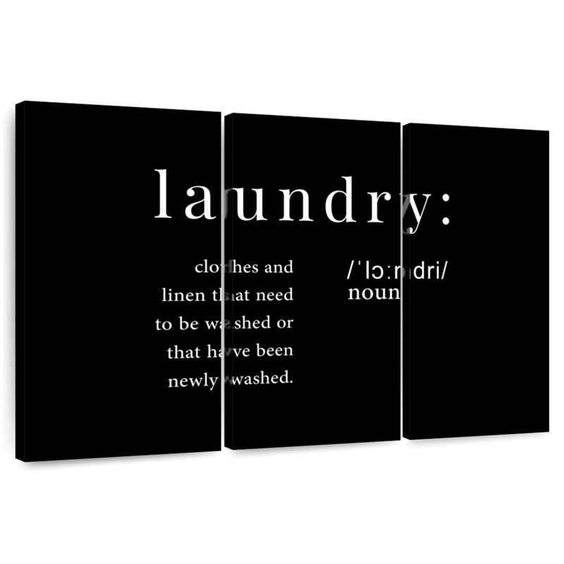 Tergel Laundry Definition, 48" H x 74" W