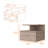 Macadamia 2-Tier Shelf Floating Nightstand-2140060034
