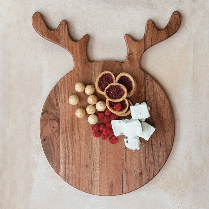 Creative Co-Op Solid Wood Cheese Board