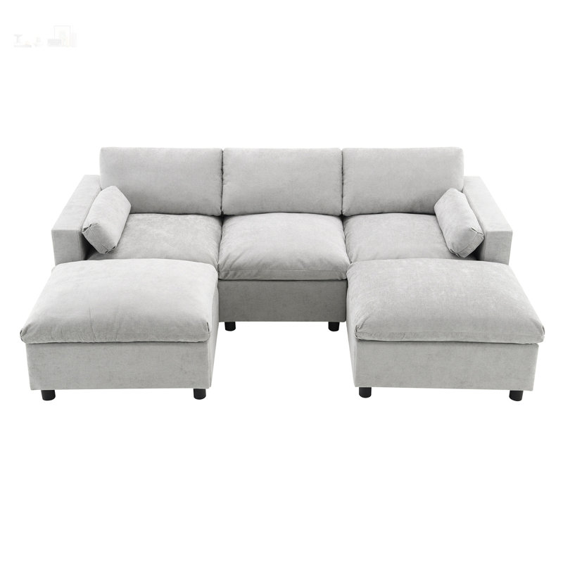 Canapé modulaire 86,5 po Chenille