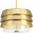 Sandbar 3 - Light Brushed Brass Single Pendant
