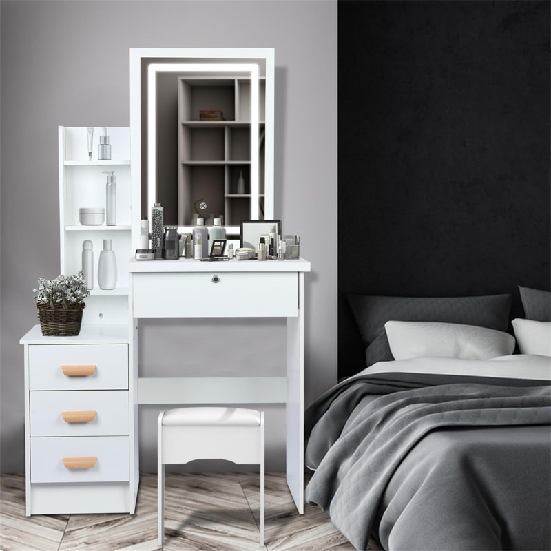 Camariyah Dressing Table with Mirror