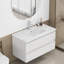 Meuble-lavabo moderne 36 po avec lavabo, tiroirs à fermeture en douceur et matériaux durables Stonegate