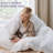 750FP Baffle Box Down & Feather Blend Comforter/ Duvet Insert for All Season, King-400477212