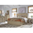 Regulski California King Panel Bed 2 Open Nightstands 9 Drawer Dresser With Landscape Mirror And 5 Drawer Chest