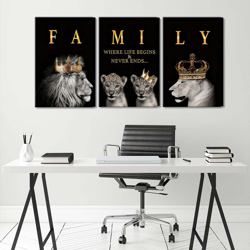 3 Piece Wrapped Canvas Print, 40cm H x 30cm W